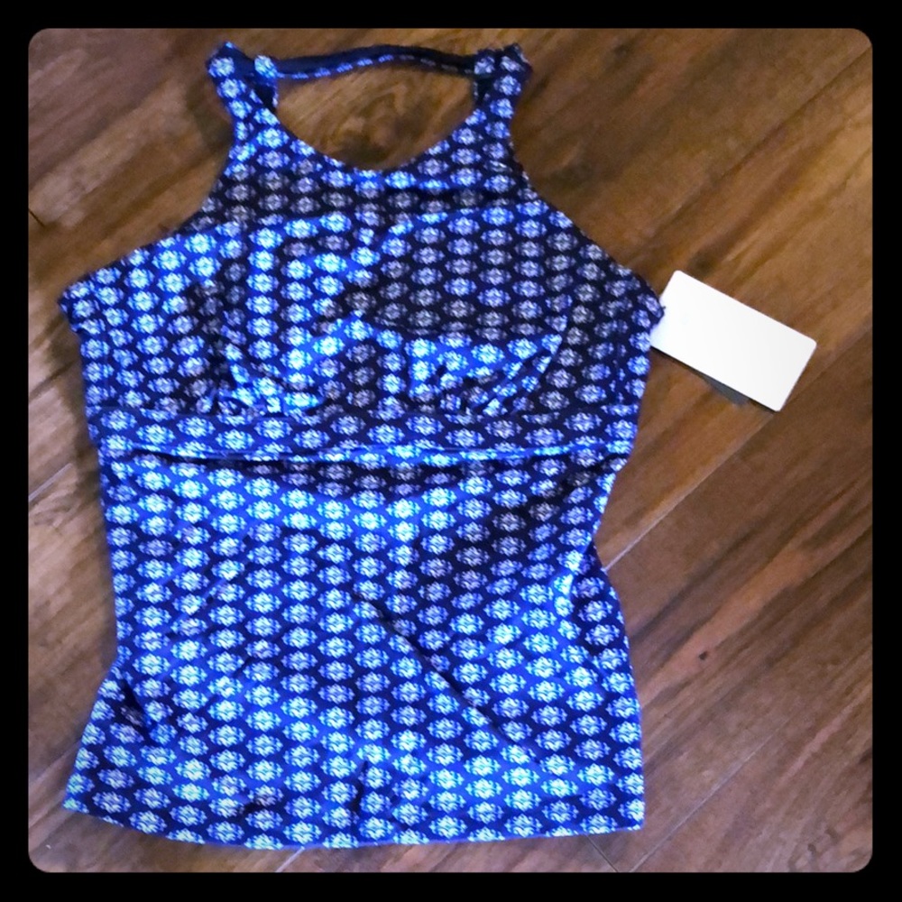 NWT Athleta Tangier Tankini Top 40C
